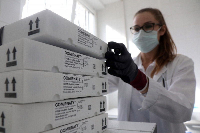  Koronavírus - Újabb Pfizer-BioNTech-vakcinák érkeztek Misko