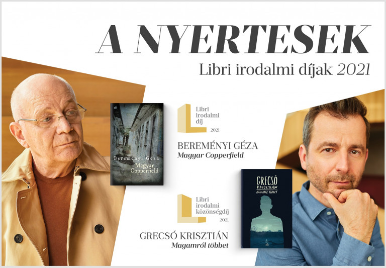 Bereményi Géza és Grecsó Krisztián nyerte az idei Libri irodalmi díjakat