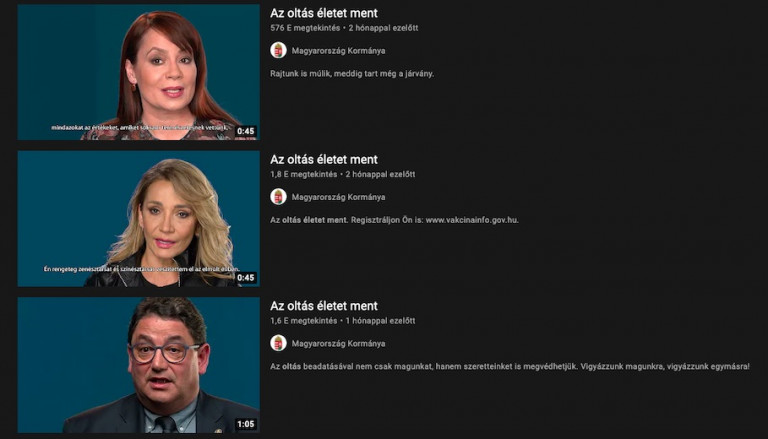 Nem tartják nyilván, kinek mennyit fizettek „Az oltás életet ment!” kampányért