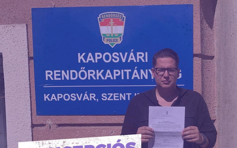 Megbírságolták és fel is jelentették a Momentum jelöltjét