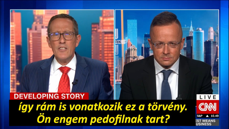 A CNN riportere Szijjártónak: 