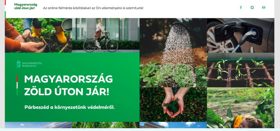 Újabb nemzeti konzultációt indít a kormány, ezúttal zöld ügyekről