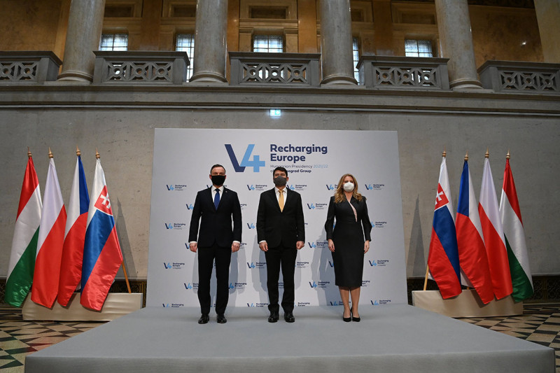 V4 államfői találkozó Budapesten