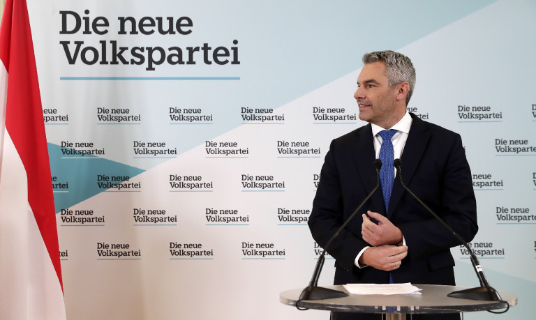 Karl Nehammer lesz az új osztrák kancellár