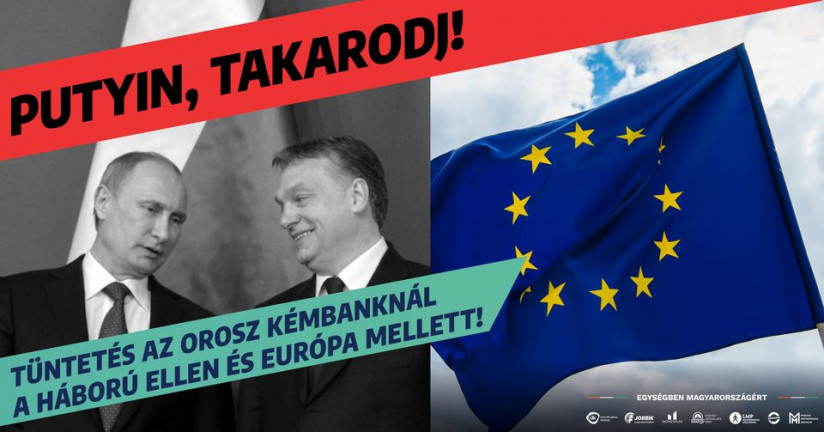Tüntetést szervez az ellenzék a budapesti orosz „kémbank” elé