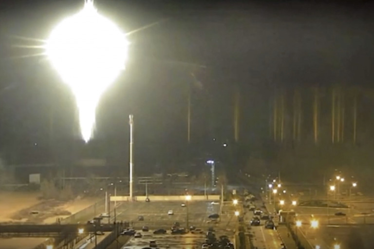 Az oroszok szerint ukránok okozták a tüzet az atomerőműben