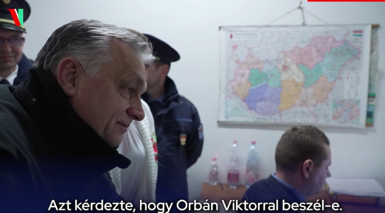 Orbán Viktor ideiglenes tartózkodásra jogosító igazolással látott el egy menekült családot