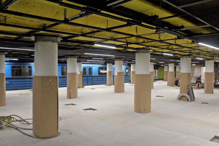 Három felújított megállót adnak át szombaton az M3-as metró vonalán