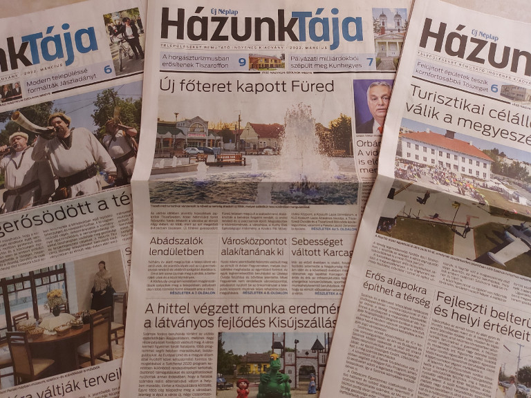 Ingyenes megyei kiadványokkal tolja meg a Fidesz jelöltjeit a Mediaworks