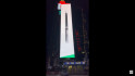 A magyaroknak üzen a New York-i Times Square óriáskivetítője