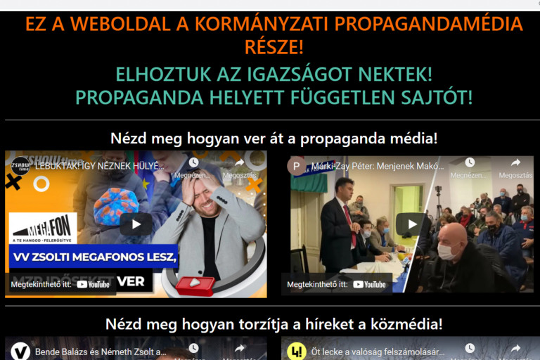 Több kormányközeli lapot hekkeltek meg hétfő reggel