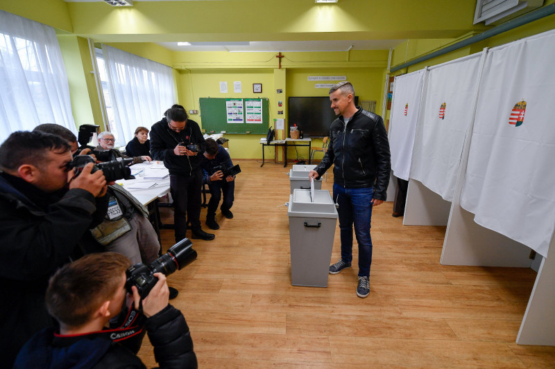 V?laszt?s 2022 - Leadta szavazat?t Jakab P?ter, a Jobbik eln