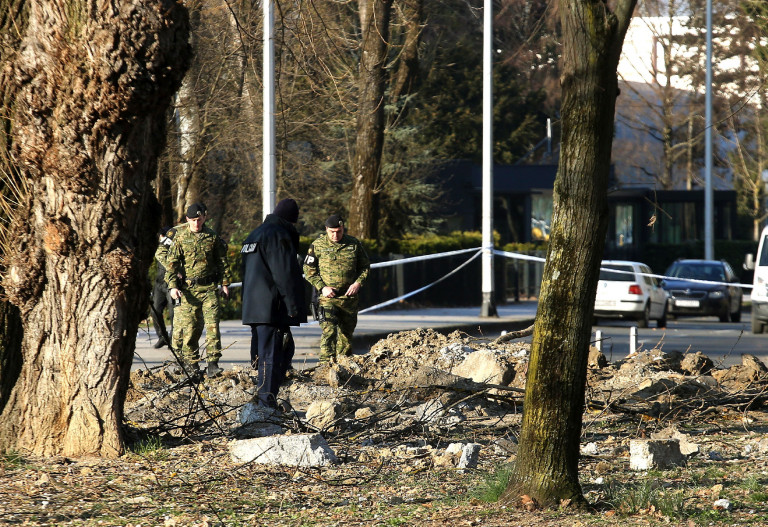 Azonosították, milyen bombát szállított a Zágrábban lezuhant drón