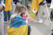 Ukrajna mellett tüntettek Budapesten 