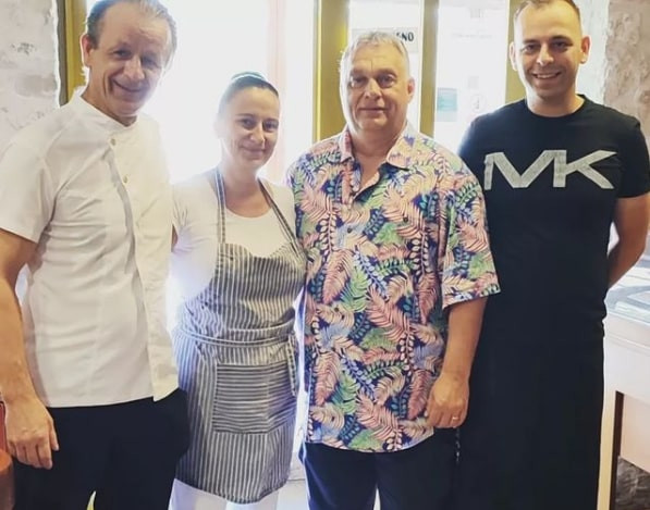 Orbán Viktor Horvátországban lazul