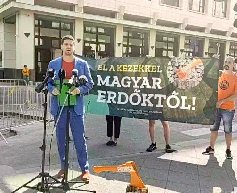 Ungár Péter: az LMP minden parlamenti eszközt fel fog használni az erdőirtás megakadályozására