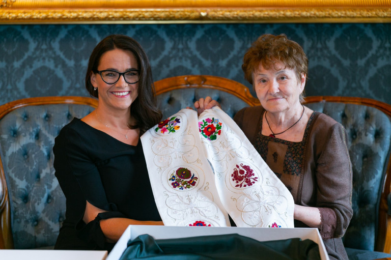 Novák Katalin Ferenc pápával találkozik, 