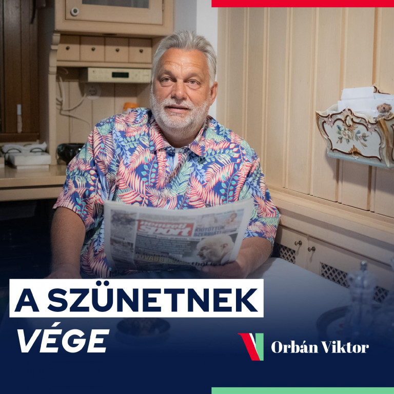 Orbán Viktor szakállasan köszönti a tanévet