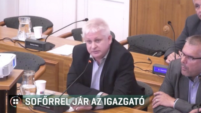 Krétára nincs pénz, de a tankerület vezetőjét sofőr viszi