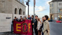 Diákok a Karmelita előtt hívták meg a kormányt a pénteki élőláncra