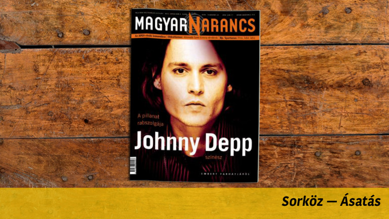 Amikor Johnny Depp virított a Magyar Narancs címlapján