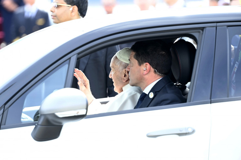 Ferenc pápa köszönetet mondott a szeretetteljes magyarországi fogadtatásáért