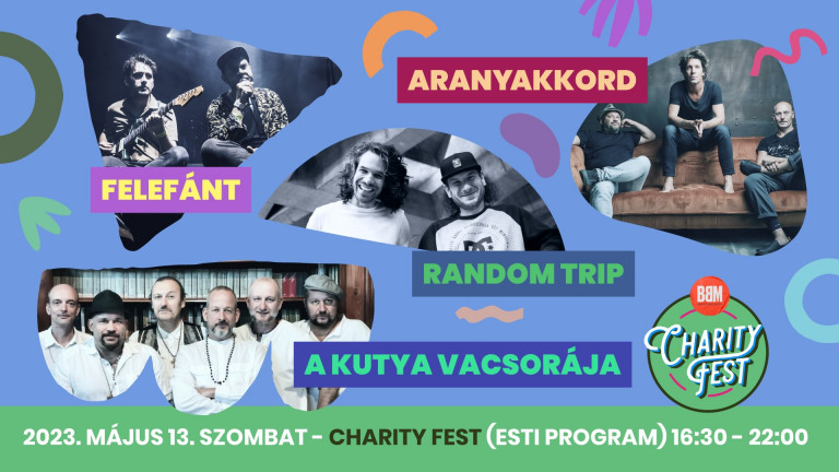 Szombaton Charity Fest! Ha itt vagy, nemcsak jót eszel és jót bulizol, hanem még jó ügyeket is támogatsz!