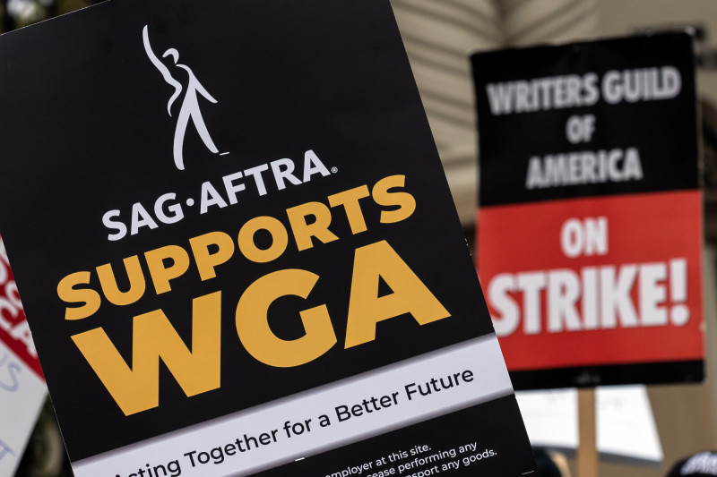 USA WGA SAG AFTRA STRIKE