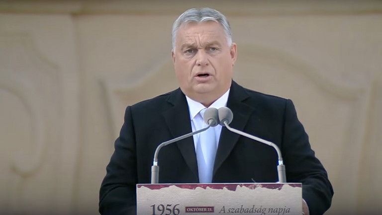 Orbán szerint '56: „Nem a tankok gurulnak be Keletről, hanem a dollárok Nyugatról”