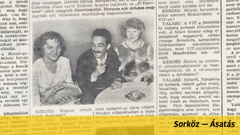 García Márquez esete a kádári propagandával
