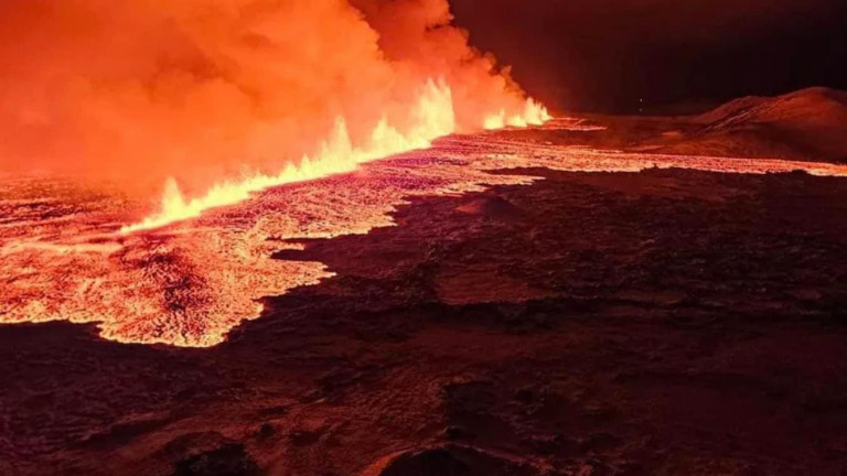 Kitört az izlandi Grindavík közelében található vulkán
