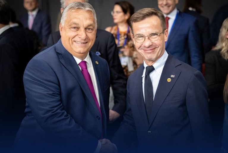 Brüsszelben találkozik Orbán a svéd miniszterelnökkel