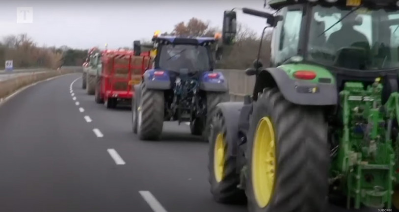 A tüntető gazdák körbevették Rómát