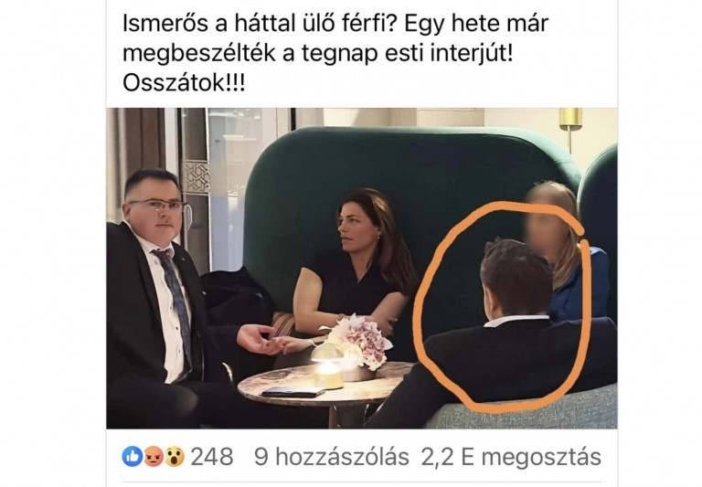 Hajdú Péter elmondta, ő látható-e ezen a fotón Varga Judittal
