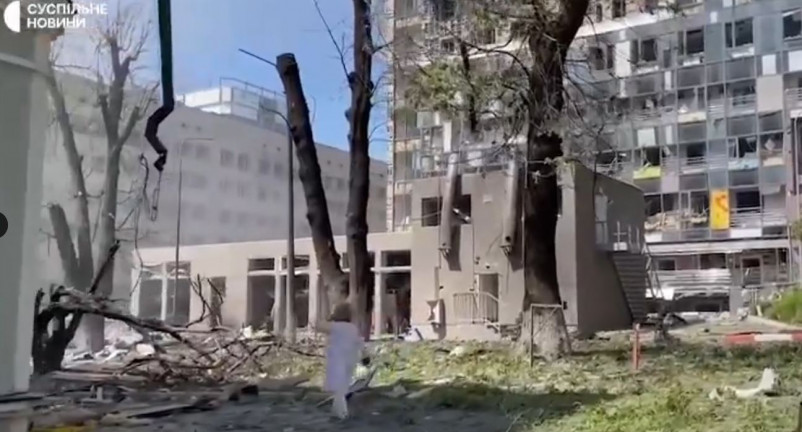 Egy kijevi gyerekkórházat is lebombáztak az oroszok