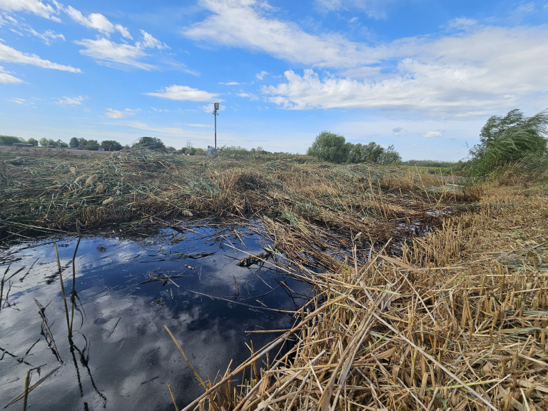 Súlyos olajszennyezés történt Kiskunmajsán egy törött MOL-vezeték miatt