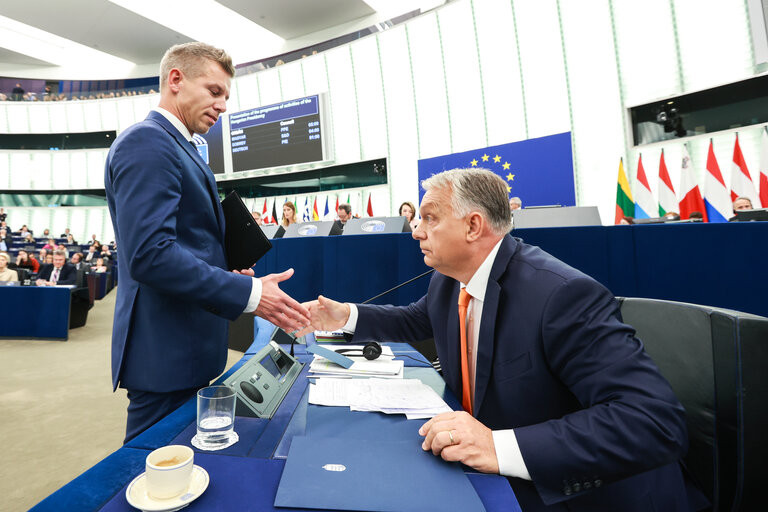 Orbán: Magyar Péter felemelkedése a kormánnyal szembeni elégedetlenség jele