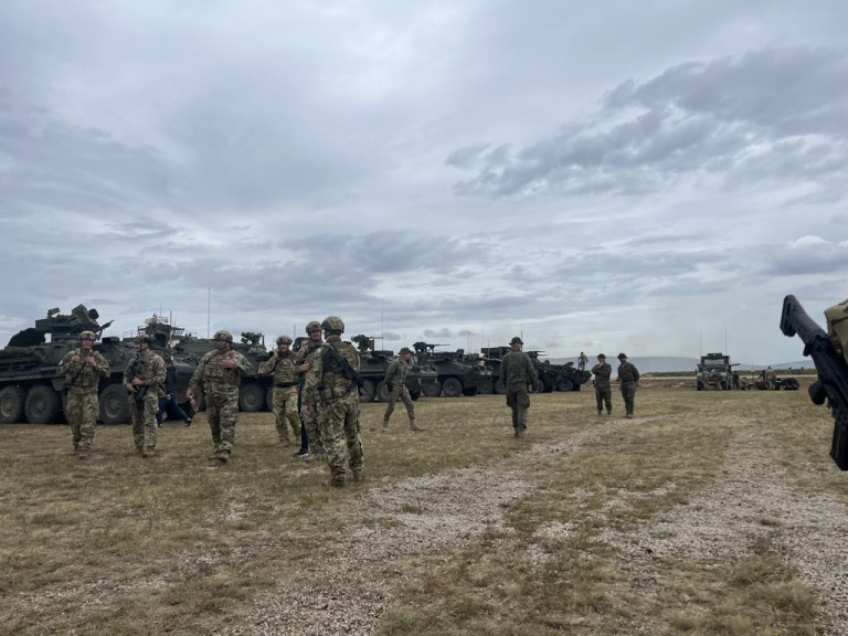 Tűz, erő - NATO-hadgyakorlaton jártunk a Bakonyban
