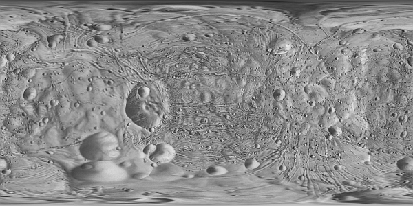 Phobos vetületi képe