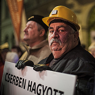 Hol marad a jó szerencse? – Bányásztüntetés Budapesten