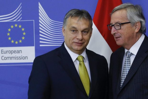 Orbán és Juncker