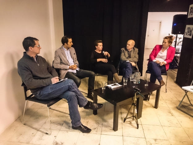 Balról Mélyi József, Szemerey Samu, Horváth Judit, Pohárnok Mihály és Fiáth Heni