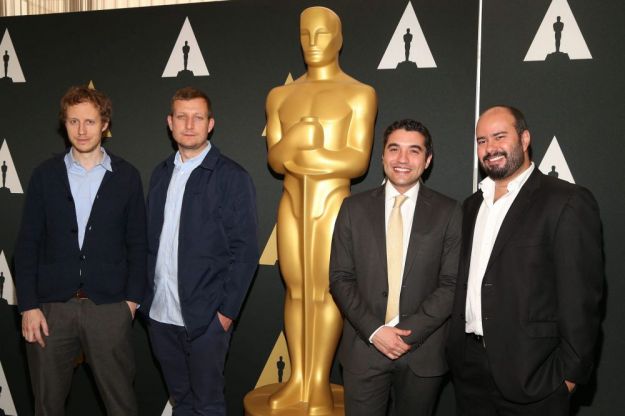 A legjobb idegen nyelvű film Oscarjának jelöltjei, bal szélen Nemes Jeles
