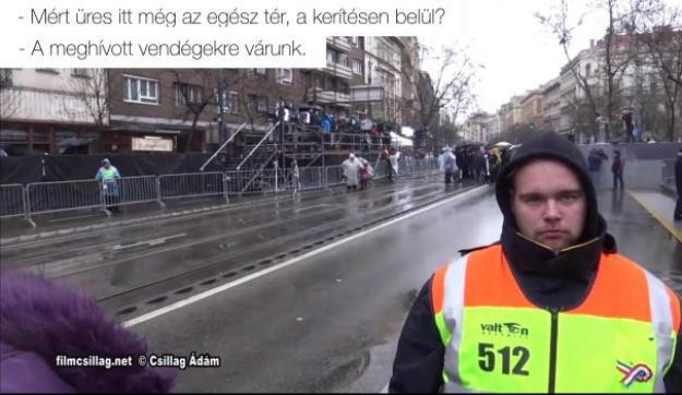 Csillag Ádám elképesztő videója: Orbán ünnepi szereplése a kulisszák mögül