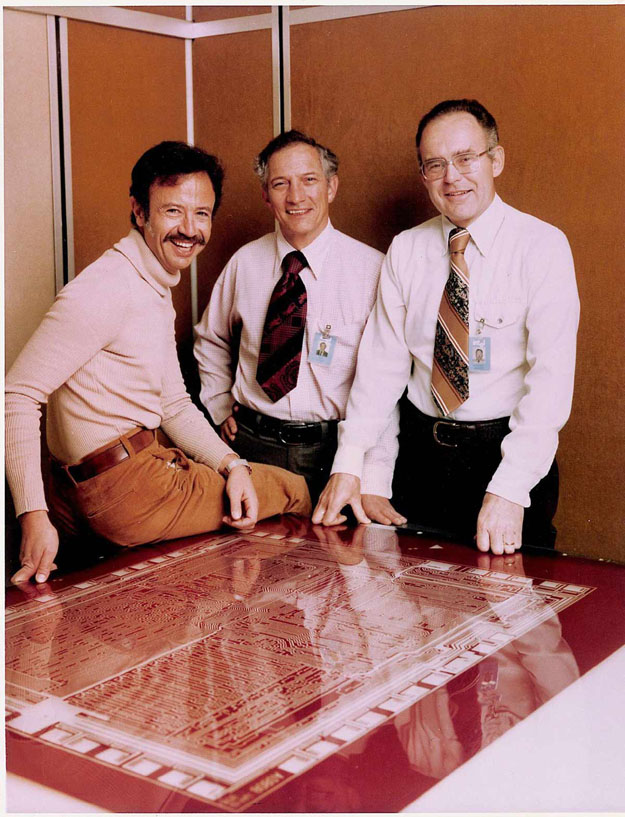 Grove, Noyce és Moore 1978-ban