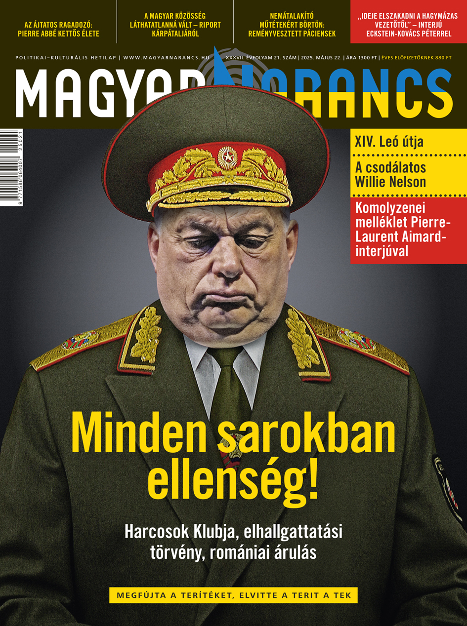 hetilap borító