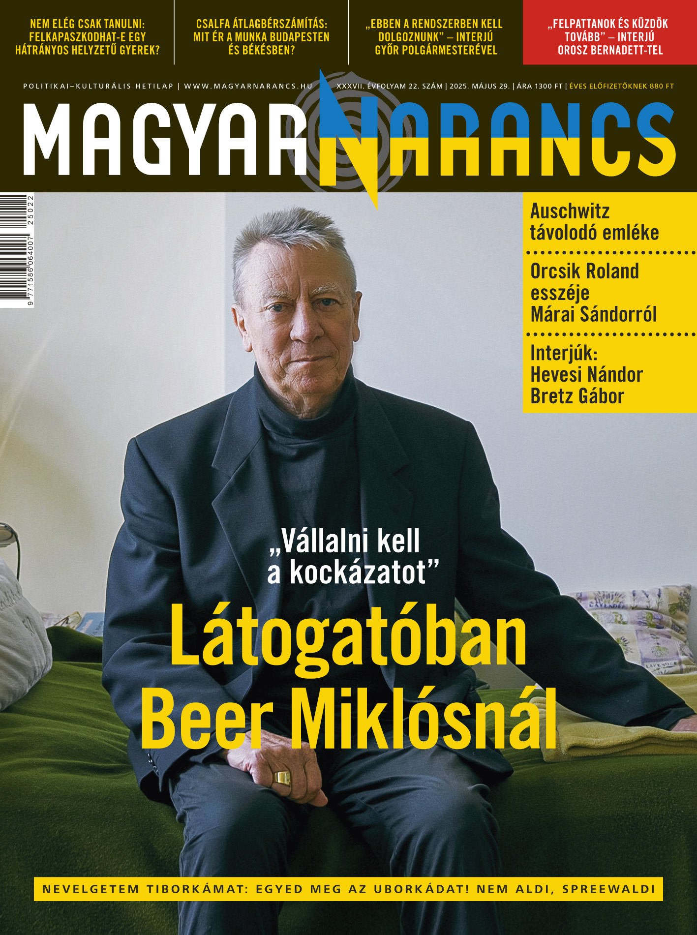 hetilap borító