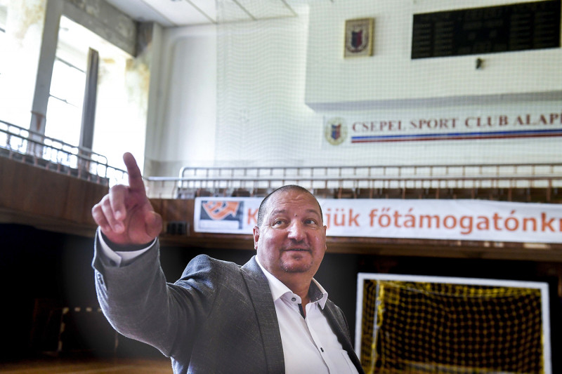 Sajtótájékoztató a Csepel Sport Club fejlesztési tervéről