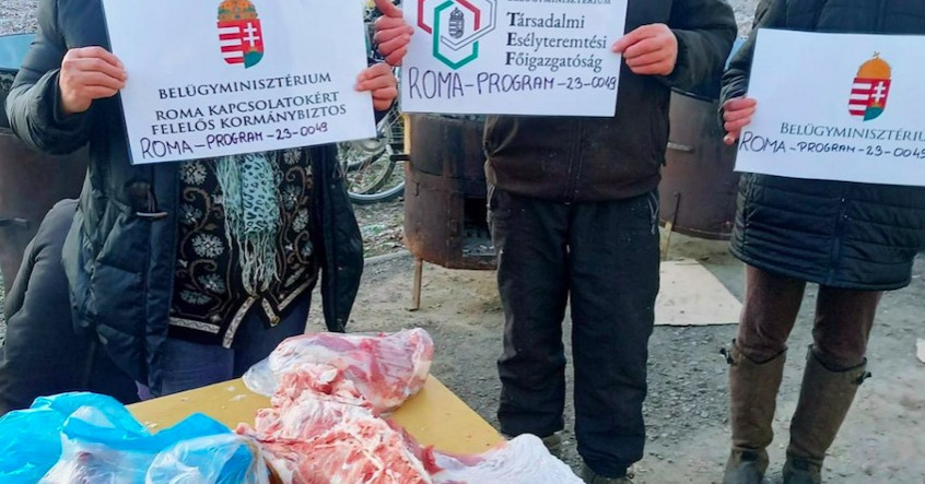Disznóvágást rendeztek a romák esélyteremtésére szánt pályázati pénzből
