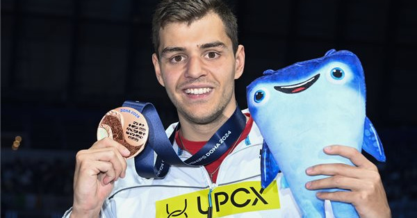 Németh Nándor harmadik lett 100 méter gyorson